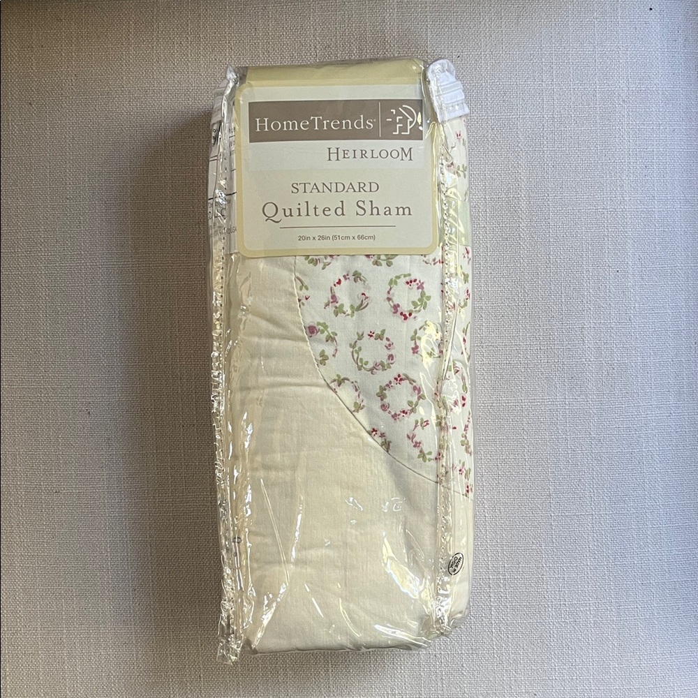 HomeTrends Quilted Floral Sham - Picture 2 of 6